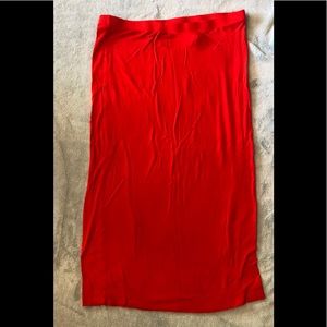 H&M Basic Orange Skirt